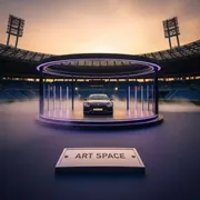 Аренда Автоподиумы вращающиеся на арене «Фишт» — ART SPACE