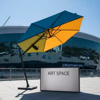 Аренда Зонт дизайнерский Tahiti 3 м в Керлинговом центре «Ледяной куб» — ART SPACE