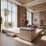 Аренда Подиум сценический 8х6 м для выступлений в Mövenpick Hotel — ART SPACE