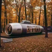 Аренда Шатер летнее кафе подводная лодка в парке «Ривьера» — ART SPACE