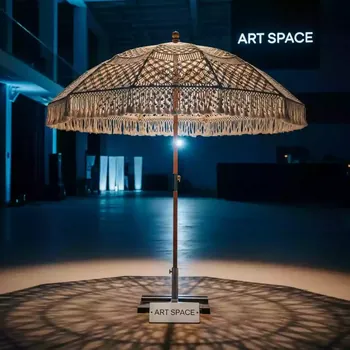 Аренда Зонт садовый Boho Macrame плетеный 2,5 м в Radisson Blu Resort & Congress Centre — ART SPACE