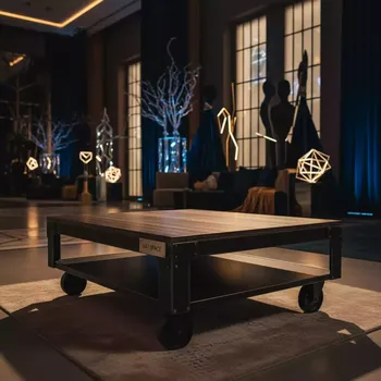 Аренда Столик ламинированный кофейный Roller Table в Grand Karat Sochi — ART SPACE