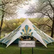 Аренда Шатра звезда 6х9 м в ресторане «Плакучая Ива» — ART SPACE
