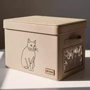 Аренда Кофр для хранения вещей Гелеос Кот Оксфорд бежевый 66 л в ресторане «La Terrazza» — ART SPACE