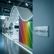 Аренда Стенд Isoframe Wave с освещением в Delta Sirius — ART SPACE