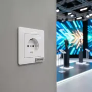 Аренда Розетка Schneider Electric Бланка компакт с заземлением белая в Gamma Sirius — ART SPACE