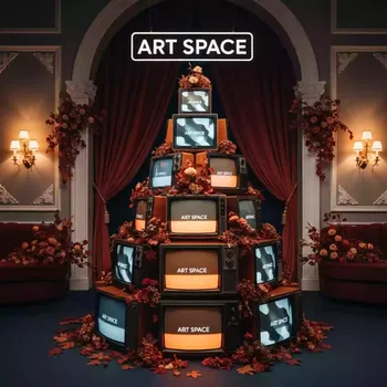 Аренда Фотозона ретро ТВ Ёлка в ОКЦ «Галактика» — ART SPACE