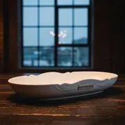 Аренда Блюдо овальное Chan Wave 300 мм на пляже «Ривьера» — ART SPACE