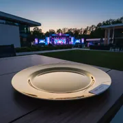 Аренда Тарелка подстановочная золотая Амато на вилле «Анна» — ART SPACE