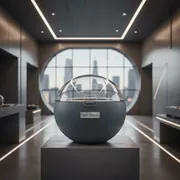 Аренда Емкость фуршетная Мун с откидной крышкой серая 0,8 л в Сириус Арене — ART SPACE
