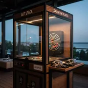 Аренда Аттракцион Разбей тарелочки в ресторане «Паруса» — ART SPACE