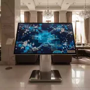 Аренда Интерактивная панель AlfaDisplay ADLEB 110 ST1 в ресторане «Плакучая Ива» — ART SPACE