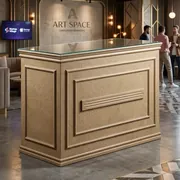 Аренда белой барной стойки Обливион в Сочи | ART SPACE