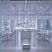 Аренда Дождик полипропилен серебряный новогодний в ресторане «Brunello» — ART SPACE