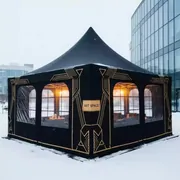 Аренда Пагода черная с мягкими стенками 5х10 в МФК «Горный» — ART SPACE