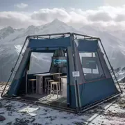 Аренда Шатер для мотоспорта и автоспорта усиленный pro 2х3 м на площадке Rosa Peak (2320м) — ART SPACE