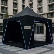 Аренда Пагода черная с мягкими стенками 5х5 в Mercure Сочи Центр — ART SPACE