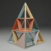 Аренда Этажерка Пирамида 27х22х14 см в ресторане «D.O.M» — ART SPACE