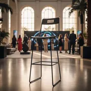 Аренда Стул барный Hitek черный в Karat Resort — ART SPACE