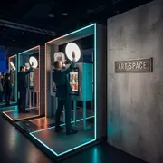 Аренда Фотозона с GIF стойками в санатории «Октябрьский» — ART SPACE