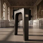 Аренда Ножки полубарные металлические в усадьбе Голицына — ART SPACE