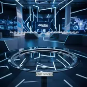 Аренда Поднос металлический диаметр 350 мм в Alpha Sirius — ART SPACE