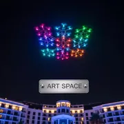 Аренда Конструктор Пиксель Вжик для шоу дронов в Cosmos Sochi Hotel — ART SPACE