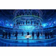Аренда Тимбилдинг шерстяная игровая сеть в ледовой арене «Шайба» — ART SPACE