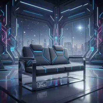 Аренда Скамейка с обивкой двухместная Slot PG в Gamma Sirius — ART SPACE