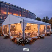 Аренда Шатры двускатные для Veter Winter Fest в Ледовом дворце «Айсберг» — ART SPACE