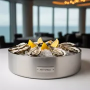 Аренда Поднос для морепродуктов D 425 мм H 65 мм в зале «Чайка» (Морпорт) — ART SPACE