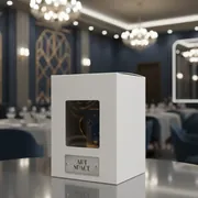 Аренда Коробки для кружек белые с прямоугольным угловым окном в ресторане «Паруса» — ART SPACE