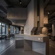 Аренда Картон JINBOARD серый 1800 м² 850х1100х3,00 мм в ресторане «Сыроварня» — ART SPACE