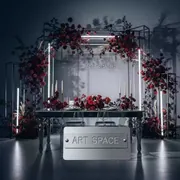Аренда Декор цветочный президиума на свадьбу на пляже «Мандарин» — ART SPACE