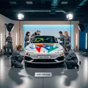 Аренда Мастер класс граффити на автомобиле в ледовой арене «Шайба» — ART SPACE
