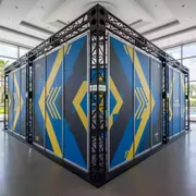 Аренда Стенд Isoframe Wave из 10 модулей Maxi в Imeretinskiy Hotel — ART SPACE