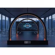 Аренда Сцена арочная черная 8х6 м в ресторане «Высота 5642» — ART SPACE