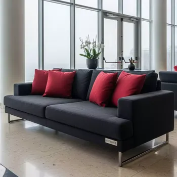 Аренда Диван с красными подушками в Mercure Сочи Центр — ART SPACE