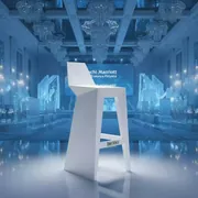 Аренда Стул барный Miura white в Sochi Marriott Krasnaya Polyana — ART SPACE