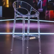 Аренда Стул барный Ghost High Clear в ресторане «Сыроварня» — ART SPACE