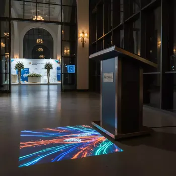 Аренда Интерактивный пол тумба мобильный Interactive Project Светлячок Оптима в Novotel Resort — ART SPACE