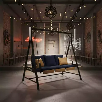 Аренда Качели садовые Турин Премиум 3 местные в ресторане «La Terrazza» — ART SPACE