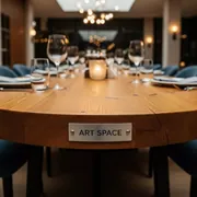 Аренда Стол Дельта диаметр 800 мм сосна в отеле «Звездный» — ART SPACE