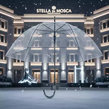 Аренда Зонт от дождя прозрачный в Stella di Mosca — ART SPACE