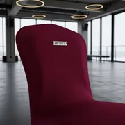 Аренда Чехол стрейч текстиль для стула бордовый в пляжном клубе Del Mar — ART SPACE