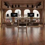 Аренда Стул пластиковый серебряный Кьявари NEW на теплоходе «Дагомыс» — ART SPACE