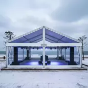 Аренда Шатры двускатные в пляжном комплексе VinoGrad — ART SPACE