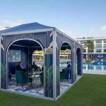 Аренда Тент садовый Green Glade 1149 3х4х2,65 м полиэстер в Radisson Blu Resort & Congress Centre — ART SPACE