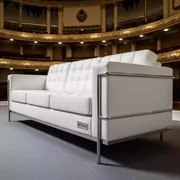 Аренда Диван трехместный Barcelona White в Зале органной и камерной музыки — ART SPACE
