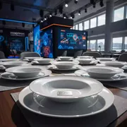 Аренда Набор тарелок для супа и пасты Rocaille Blanc на теплоходе «Дагомыс» — ART SPACE